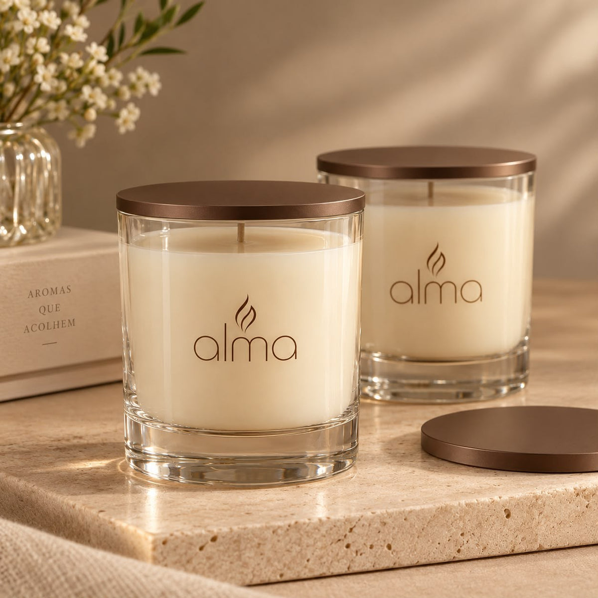 Vela Aromática Memória Alma Home